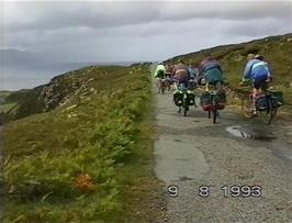 The road to Raasay hostel
